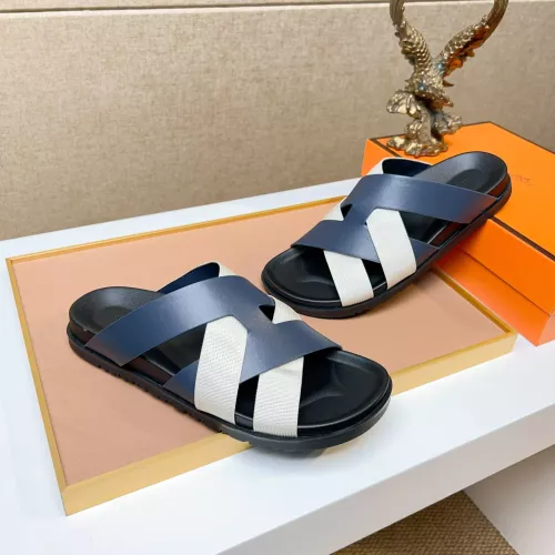 Replica Hermes Slippers For Men #1357121 $56.00 USD for Wholesale