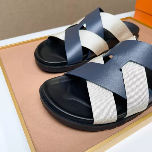 Replica Hermes Slippers For Men #1357121 $56.00 USD for Wholesale