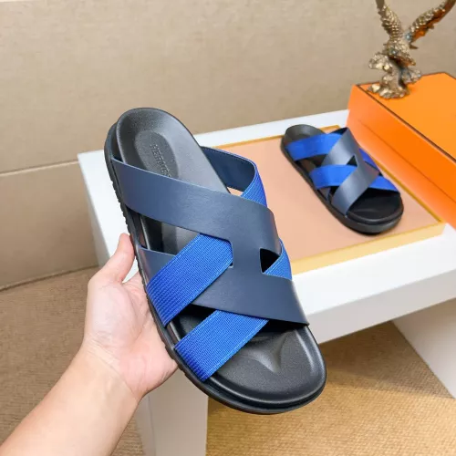 Replica Hermes Slippers For Men #1357123 $56.00 USD for Wholesale