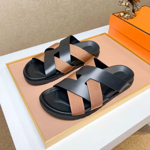 Wholesale Hermes Slippers For Men #1357127 $56.00 USD, Wholesale Quality Replica Hermes Slippers
