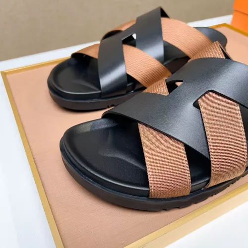 Replica Hermes Slippers For Men #1357127 $56.00 USD for Wholesale