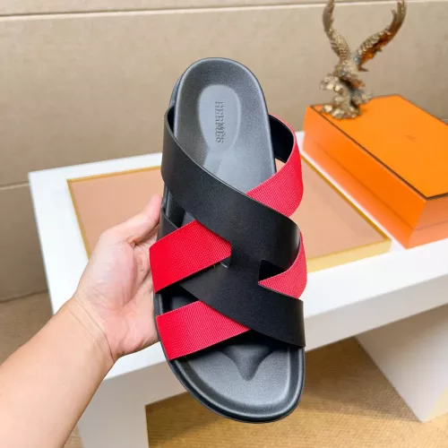 Replica Hermes Slippers For Men #1357131 $56.00 USD for Wholesale