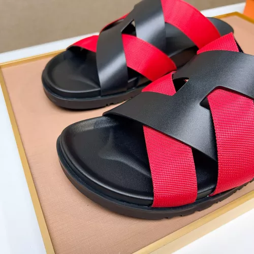 Replica Hermes Slippers For Men #1357131 $56.00 USD for Wholesale