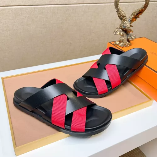 Replica Hermes Slippers For Men #1357131 $56.00 USD for Wholesale