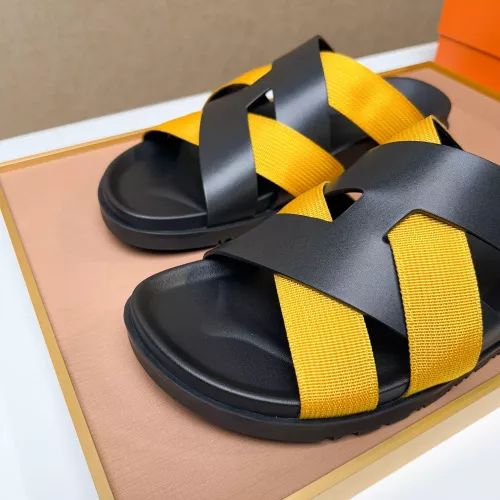 Replica Hermes Slippers For Men #1357133 $56.00 USD for Wholesale