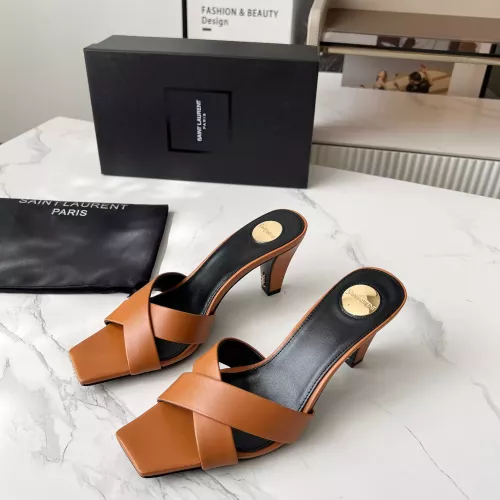 Wholesale Yves Saint Laurent YSL Slippers For Women #1357274 $92.00 USD, Wholesale Quality Replica Yves Saint Laurent YSL Slippers