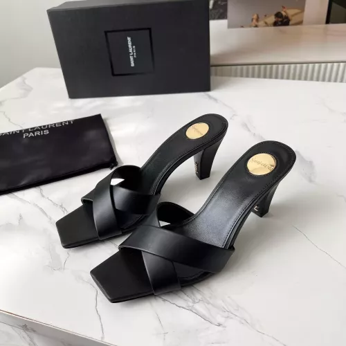 Wholesale Yves Saint Laurent YSL Slippers For Women #1357276 $92.00 USD, Wholesale Quality Replica Yves Saint Laurent YSL Slippers