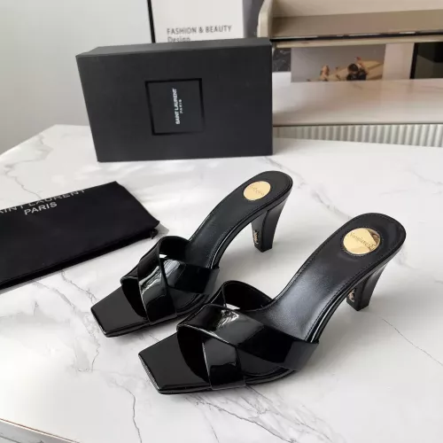 Wholesale Yves Saint Laurent YSL Slippers For Women #1357277 $92.00 USD, Wholesale Quality Replica Yves Saint Laurent YSL Slippers