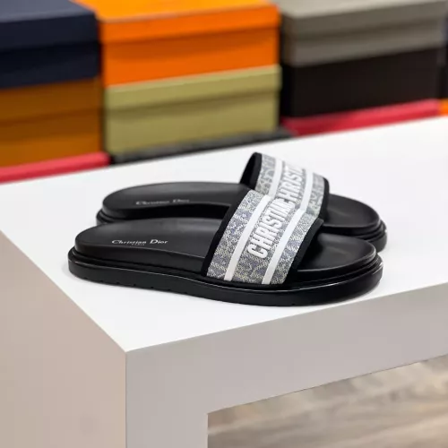 Replica Christian Dior Slippers For Men #1357304 $60.00 USD for Wholesale