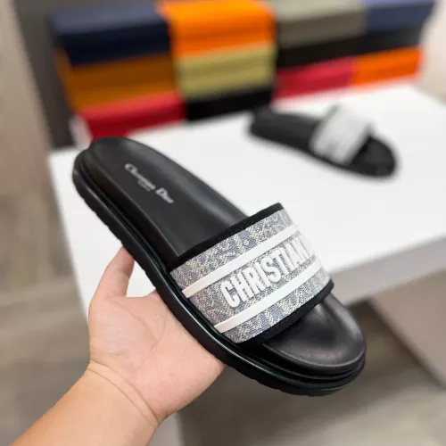 Replica Christian Dior Slippers For Men #1357304 $60.00 USD for Wholesale