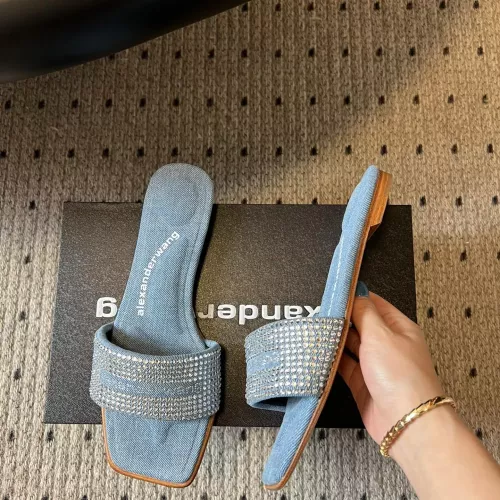 Wholesale Alexander Wang Slippers For Women #1357340 $108.00 USD, Wholesale Quality Replica Alexander Wang Slippers