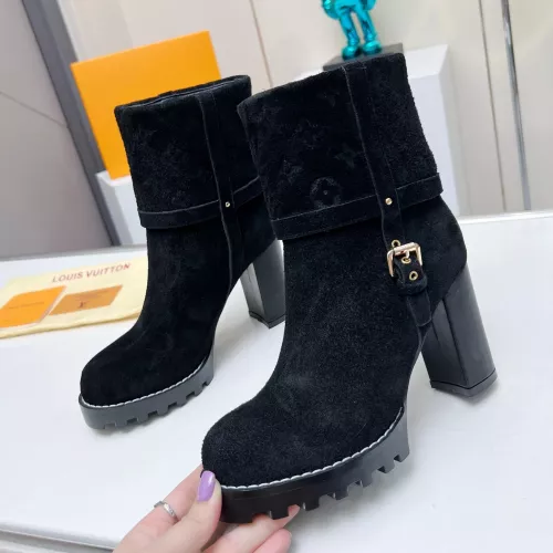 Wholesale Louis Vuitton Boots For Women #1357466 $105.00 USD, Wholesale Quality Replica Louis Vuitton Boots