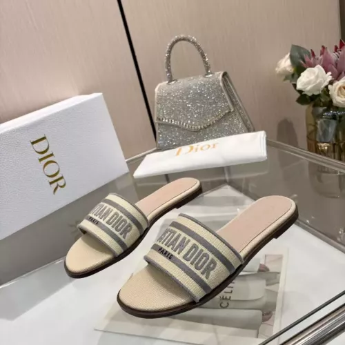 Wholesale Christian Dior Slippers For Women #1357487 $82.00 USD, Wholesale Quality Replica Christian Dior Slippers