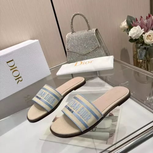 Wholesale Christian Dior Slippers For Women #1357488 $82.00 USD, Wholesale Quality Replica Christian Dior Slippers