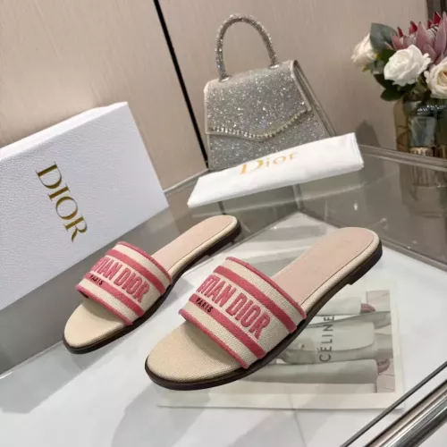 Wholesale Christian Dior Slippers For Women #1357489 $82.00 USD, Wholesale Quality Replica Christian Dior Slippers