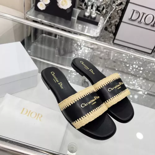 Replica Christian Dior Slippers For Women #1357496 $82.00 USD for Wholesale