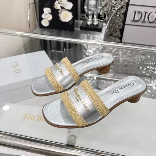 Wholesale Christian Dior Slippers For Women #1357497 $85.00 USD, Wholesale Quality Replica Christian Dior Slippers
