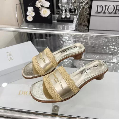 Wholesale Christian Dior Slippers For Women #1357498 $85.00 USD, Wholesale Quality Replica Christian Dior Slippers
