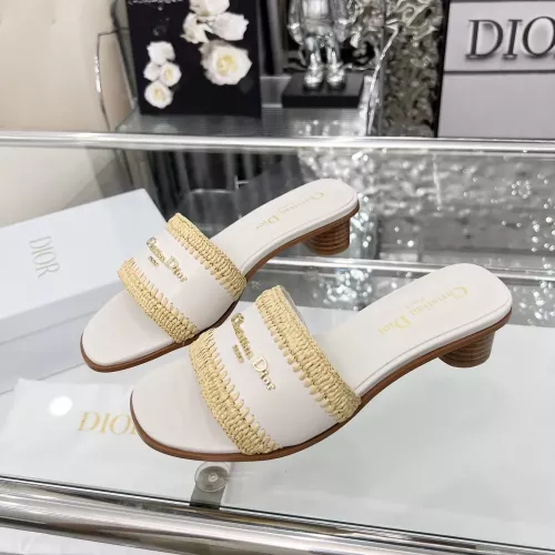 Wholesale Christian Dior Slippers For Women #1357499 $85.00 USD, Wholesale Quality Replica Christian Dior Slippers