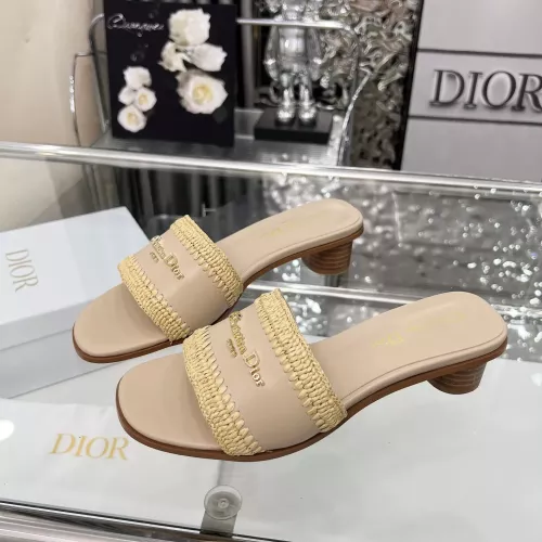 Wholesale Christian Dior Slippers For Women #1357500 $85.00 USD, Wholesale Quality Replica Christian Dior Slippers