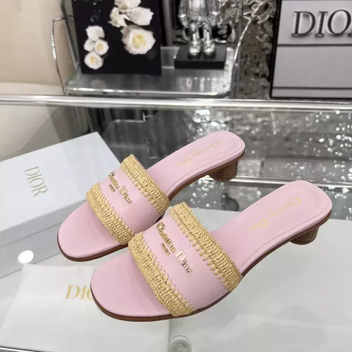 Wholesale Christian Dior Slippers For Women #1357501 $85.00 USD, Wholesale Quality Replica Christian Dior Slippers