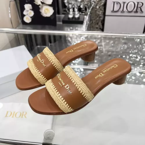 Wholesale Christian Dior Slippers For Women #1357502 $85.00 USD, Wholesale Quality Replica Christian Dior Slippers