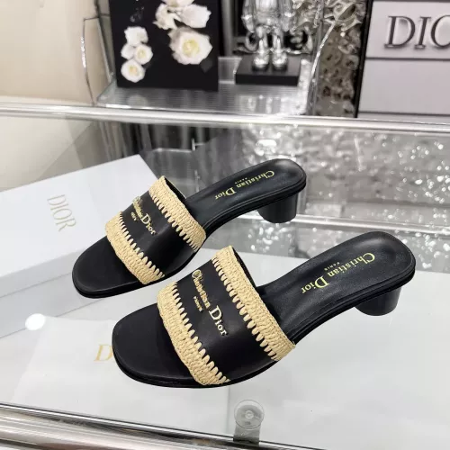 Wholesale Christian Dior Slippers For Women #1357503 $85.00 USD, Wholesale Quality Replica Christian Dior Slippers