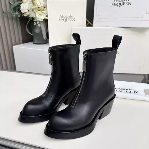 Wholesale Alexander McQueen Boots For Women #1357510 $105.00 USD, Wholesale Quality Replica Alexander McQueen Boots