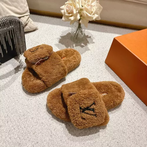 Wholesale Louis Vuitton Slippers For Women #1357523 $98.00 USD, Wholesale Quality Replica Louis Vuitton Slippers