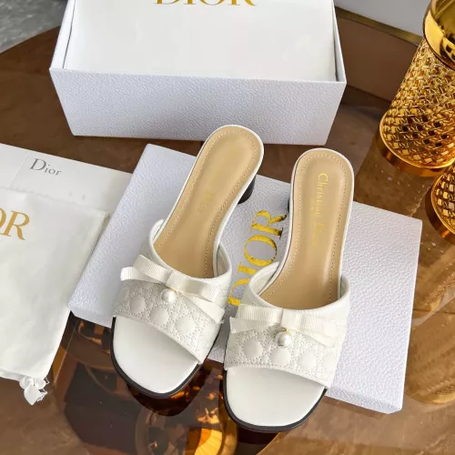 Replica Christian Dior Slippers For Women #1357545 $92.00 USD for Wholesale