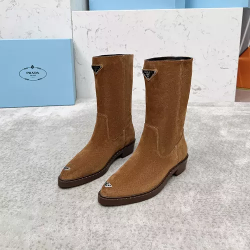Wholesale Prada Boots For Women #1357552 $118.00 USD, Wholesale Quality Replica Prada Boots