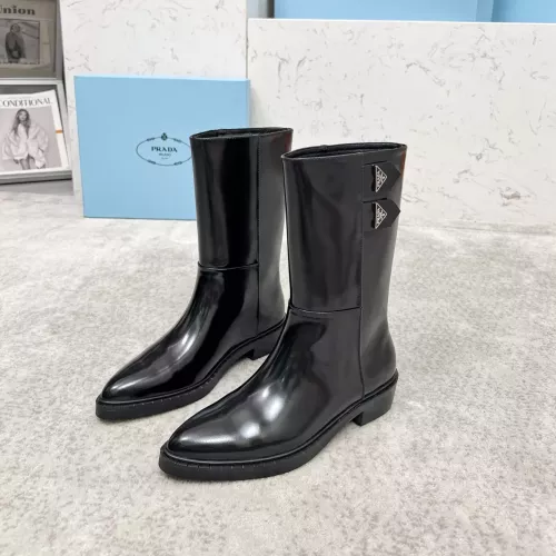 Wholesale Prada Boots For Women #1357556 $118.00 USD, Wholesale Quality Replica Prada Boots