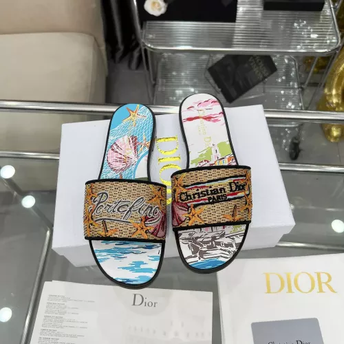 Wholesale Christian Dior Slippers For Women #1357584 $85.00 USD, Wholesale Quality Replica Christian Dior Slippers