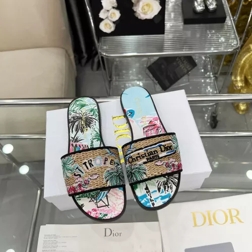 Wholesale Christian Dior Slippers For Women #1357586 $85.00 USD, Wholesale Quality Replica Christian Dior Slippers