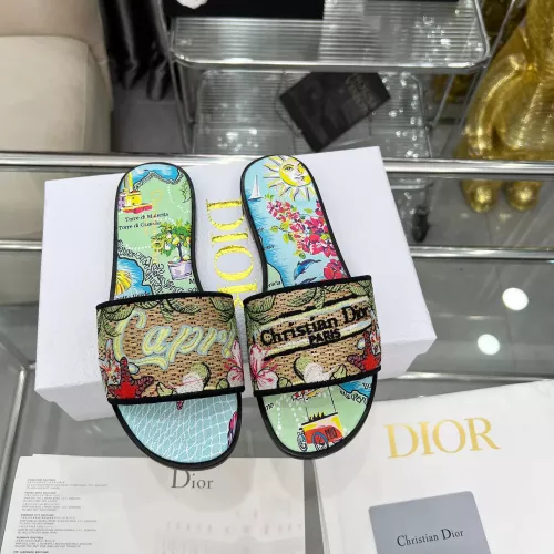 Wholesale Christian Dior Slippers For Women #1357587 $85.00 USD, Wholesale Quality Replica Christian Dior Slippers
