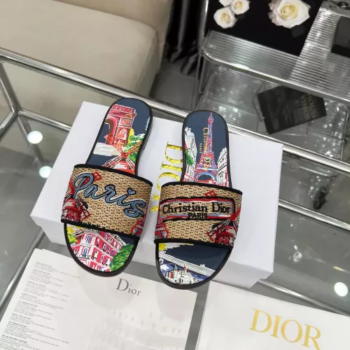 Wholesale Christian Dior Slippers For Women #1357588 $85.00 USD, Wholesale Quality Replica Christian Dior Slippers