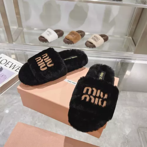 Wholesale MIU MIU Slippers For Women #1357593 $92.00 USD, Wholesale Quality Replica MIU MIU Slippers