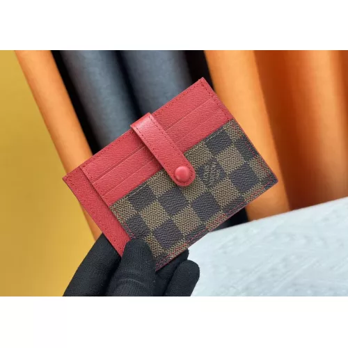 Wholesale Louis Vuitton LV Card Case In Red For Women #1357630 $38.00 USD, Wholesale Quality Replica Louis Vuitton LV Wallets