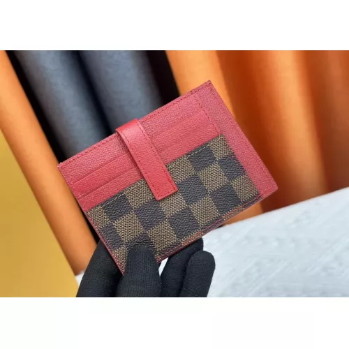 Replica Louis Vuitton LV Card Case In Red For Women #1357630 $38.00 USD for Wholesale