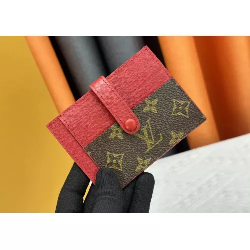 Wholesale Louis Vuitton LV Card Case In Red For Women #1357631 $38.00 USD, Wholesale Quality Replica Louis Vuitton LV Wallets