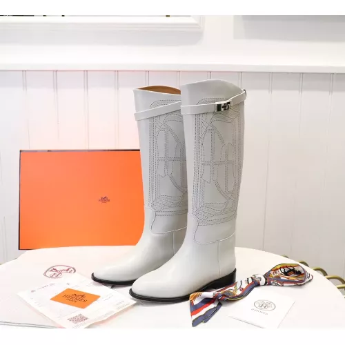 Replica Hermes Boots For Women #1357648 $118.00 USD for Wholesale