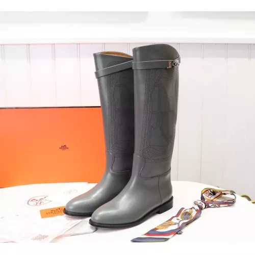 Replica Hermes Boots For Women #1357649 $118.00 USD for Wholesale