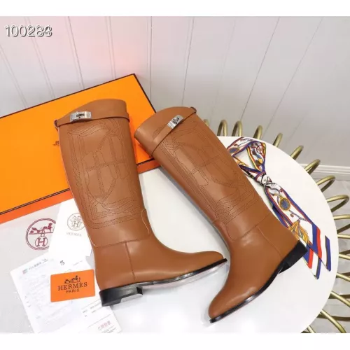 Replica Hermes Boots For Women #1357651 $118.00 USD for Wholesale