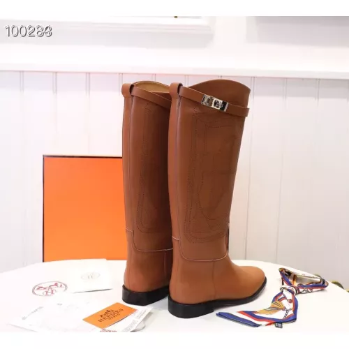 Replica Hermes Boots For Women #1357651 $118.00 USD for Wholesale