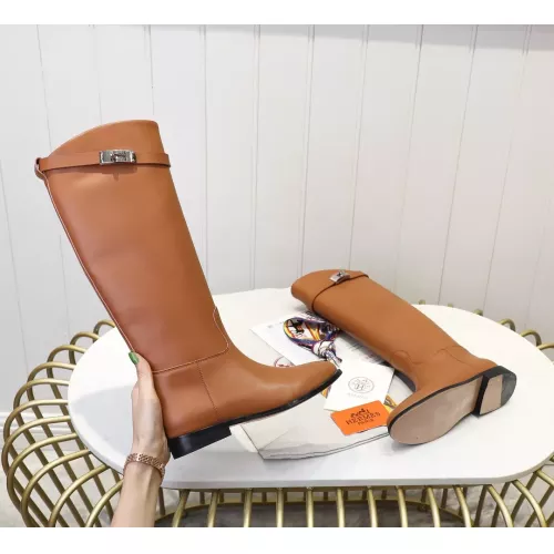 Replica Hermes Boots For Women #1357656 $115.00 USD for Wholesale