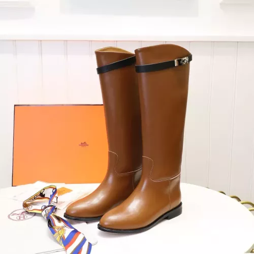 Replica Hermes Boots For Women #1357657 $115.00 USD for Wholesale