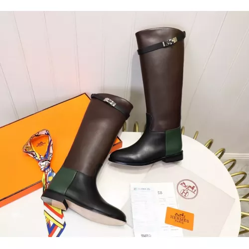 Replica Hermes Boots For Women #1357659 $115.00 USD for Wholesale