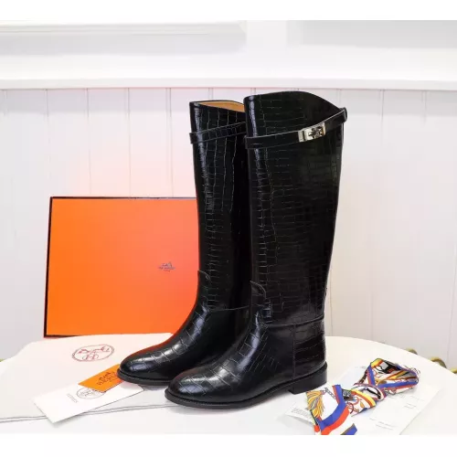 Replica Hermes Boots For Women #1357661 $115.00 USD for Wholesale