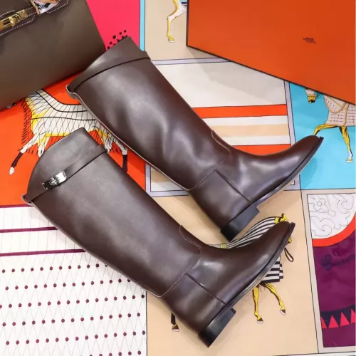 Replica Hermes Boots For Women #1357662 $115.00 USD for Wholesale