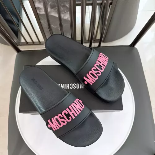 Wholesale Moschino Slippers For Women #1357693 $56.00 USD, Wholesale Quality Replica Moschino Slippers